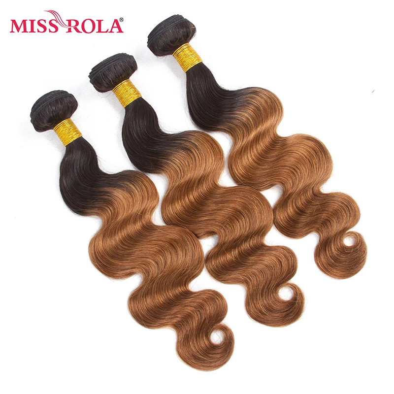 Miss Rola Hair Pre-colored Peruvian Body Wave 3 Bundles 100% Human Hair Weaving T1B/30 Color Non-remy Hair Extensions Capelli
Miss Rola Hair Pre-colored Peruvian Body Wave 3 Bundles 100% Human Hair Weaving T1B/30 Color Non-remy Hair Extensions Capelli