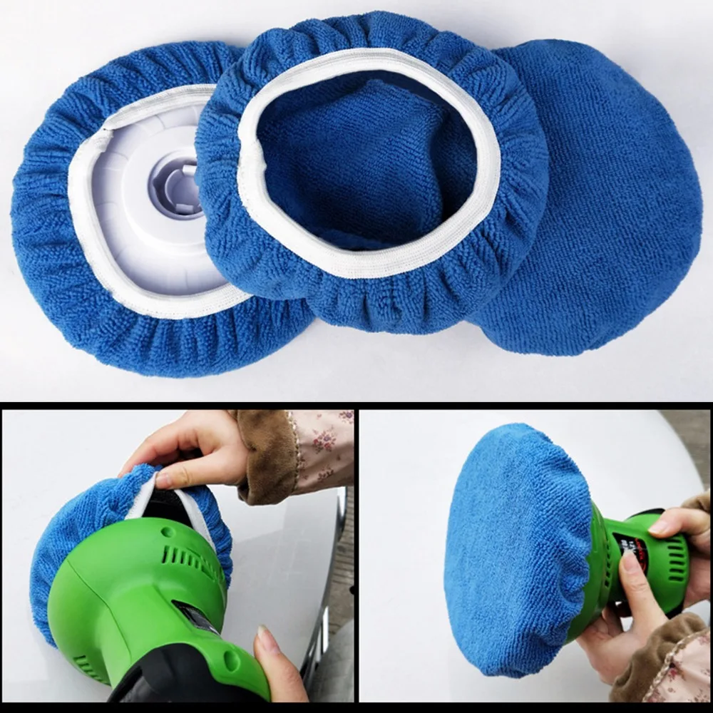 1pc Car Polisher Pad Bonnet Soft Microfiber Polishing Bonnet Buffing Pad Cover For Car Paint Care Waxing Polishing
1pc Car Polisher Pad Bonnet Soft Microfiber Polishing Bonnet Buffing Pad Cover For Car Paint Care Waxing Polishing