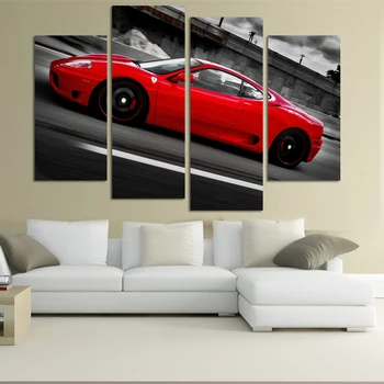 4 Pcs Red Sports Car Wall Art Picture Home Decoration Living Room Canvas Print Painting Wall picture print on canvas
4 Pcs Red Sports Car Wall Art Picture Home Decoration Living Room Canvas Print Painting Wall picture print on canvas