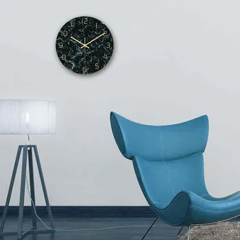 Light luxury marble wall clock acrylic material UV print clock living room decoration
Light luxury marble wall clock acrylic material UV print clock living room decoration