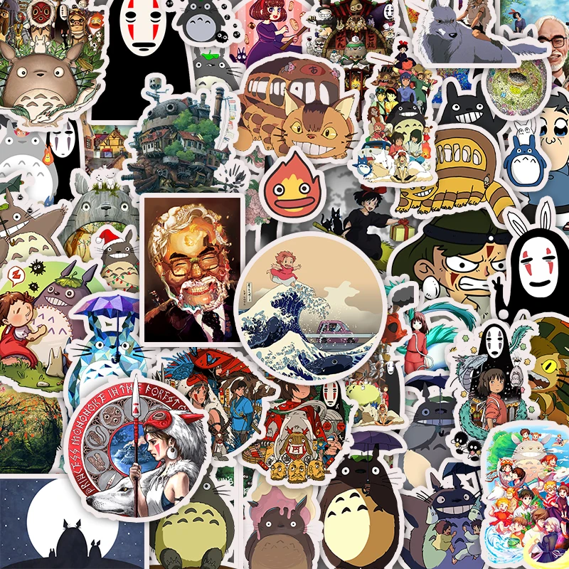 50pcs Hayao Miyazaki anime series DIY waterproof sticker suitcase phone computer phone skateboard guitar refrigerator
50pcs Hayao Miyazaki anime series DIY waterproof sticker suitcase phone computer phone skateboard guitar refrigerator