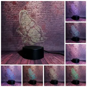 Flash 3D Illusion LED Nightlight 7 Colorful Change Light Desk Lamp Butterfly Animal Figure Toys
Flash 3D Illusion LED Nightlight 7 Colorful Change Light Desk Lamp Butterfly Animal Figure Toys