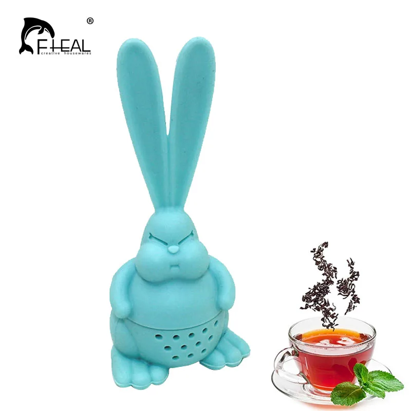 FHEAL 1pc Silicone Tea Strainer Cartoon Rabbit Shape Reusable Leaf Filter for Loose Leaf Leaves Mesh Ball Tea Infuser Teaware
FHEAL 1pc Silicone Tea Strainer Cartoon Rabbit Shape Reusable Leaf Filter for Loose Leaf Leaves Mesh Ball Tea Infuser Teaware