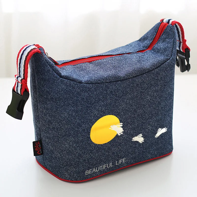 new fashion cartoon thermal picnic bag denim cloth insulated lunch bag for kids women cooler thermo food bag good quality
new fashion cartoon thermal picnic bag denim cloth insulated lunch bag for kids women cooler thermo food bag good quality
