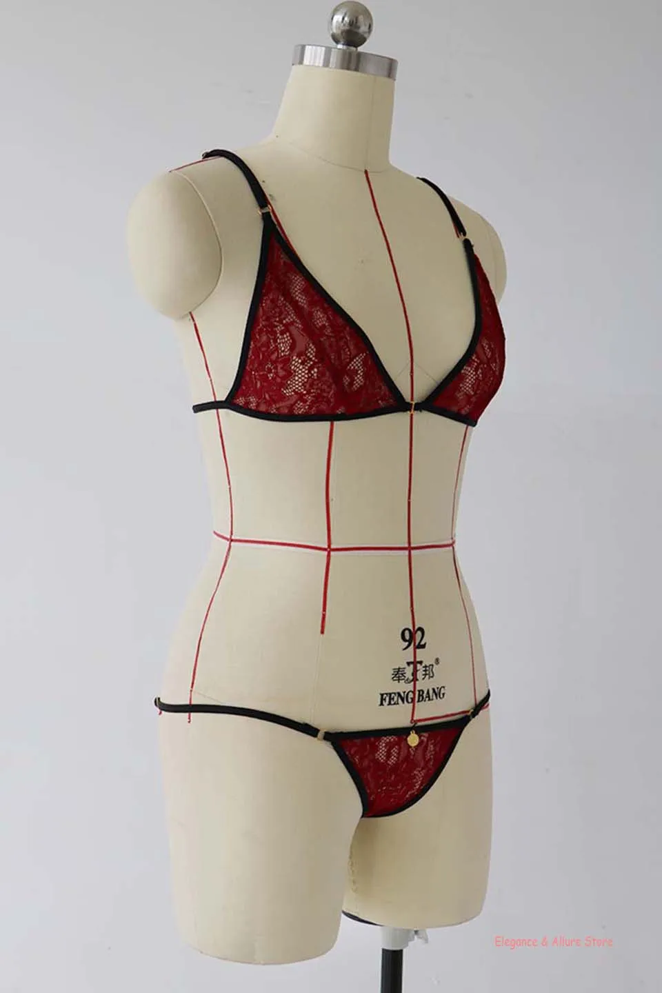 bandage thong bra