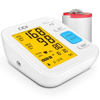 CIGII Blood Pressure Monitor Accurate Automatic Upper Arm Bp Machine & Pulse Rate Monitoring Meter with Cuff 22-40cm, 120 Se
CIGII Blood Pressure Monitor Accurate Automatic Upper Arm Bp Machine & Pulse Rate Monitoring Meter with Cuff 22-40cm, 120 Se