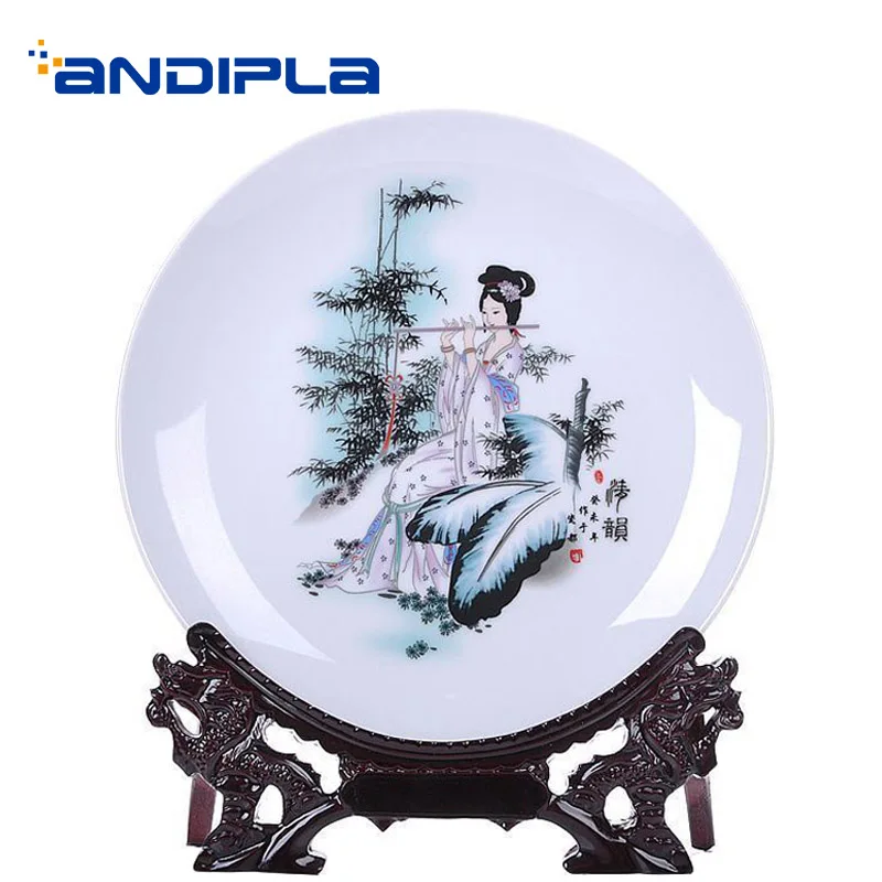 Chinese Style Decor Plate Vintage Beauty Pattern Art Sitting Plates Dish / Table Ornaments Master Collection Crafts Souvenir
Chinese Style Decor Plate Vintage Beauty Pattern Art Sitting Plates Dish / Table Ornaments Master Collection Crafts Souvenir