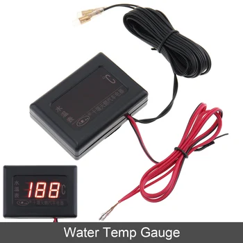 DC 12V / 24 V Universal Digital Display Anti-shake Plastic Shell Car Water Temp Gauge with Sensor Fit for Car / Truck
DC 12V / 24 V Universal Digital Display Anti-shake Plastic Shell Car Water Temp Gauge with Sensor Fit for Car / Truck