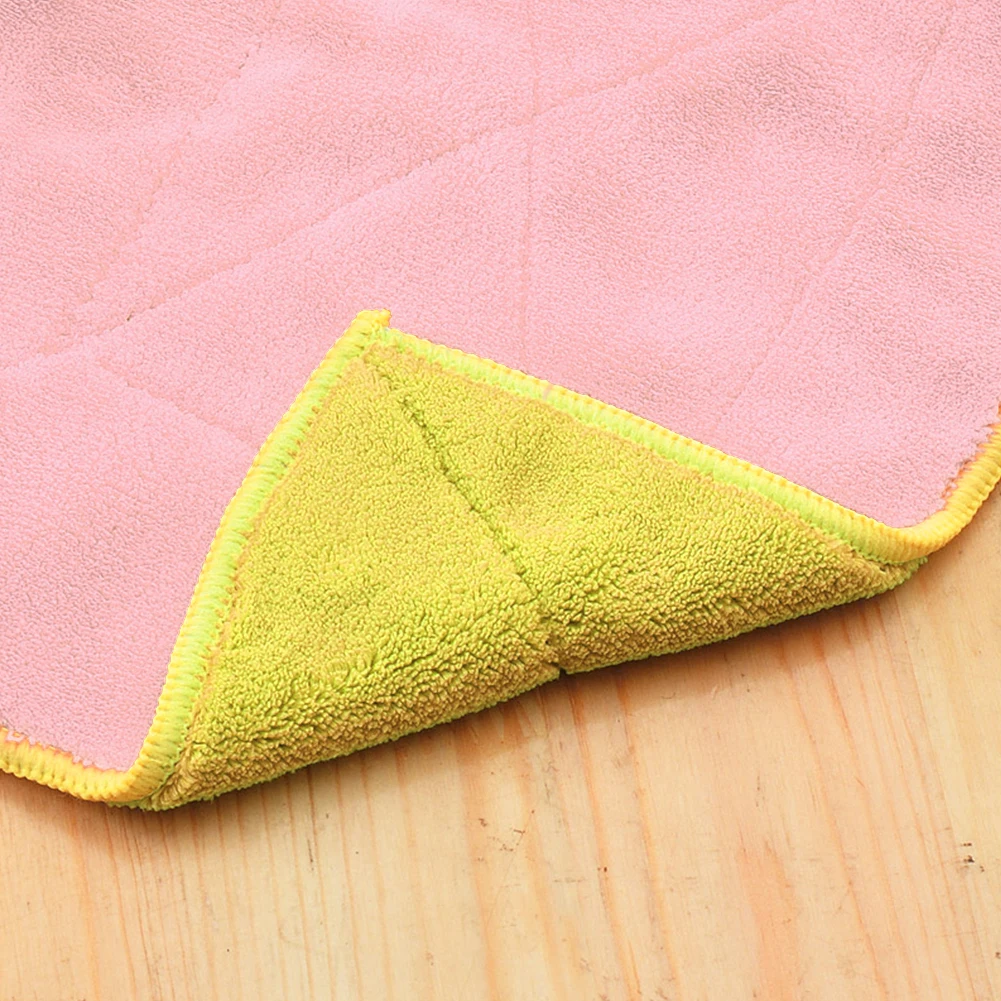 Double-faced Fiber Absorb Water Dish Towel Grease Proof Cleaning Cloth Kitchen Helper
Double-faced Fiber Absorb Water Dish Towel Grease Proof Cleaning Cloth Kitchen Helper