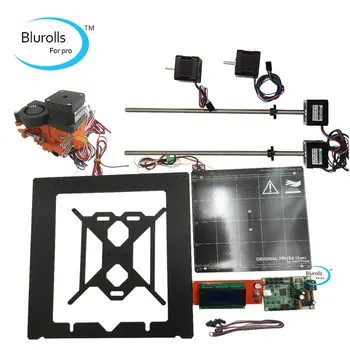 Prusa i3 mk2 3d printer DIY kit with metal frame, Mini-Rambo 1.3a board 2004 LCD PCB heated bed, hot end, stepper motors
Prusa i3 mk2 3d printer DIY kit with metal frame, Mini-Rambo 1.3a board 2004 LCD PCB heated bed, hot end, stepper motors