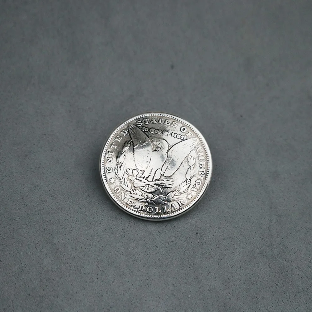 DIY Leathercraft Hardware Morgan Eagle Dollar Coin Concho Antique Silver 606458S-38
DIY Leathercraft Hardware Morgan Eagle Dollar Coin Concho Antique Silver 606458S-38