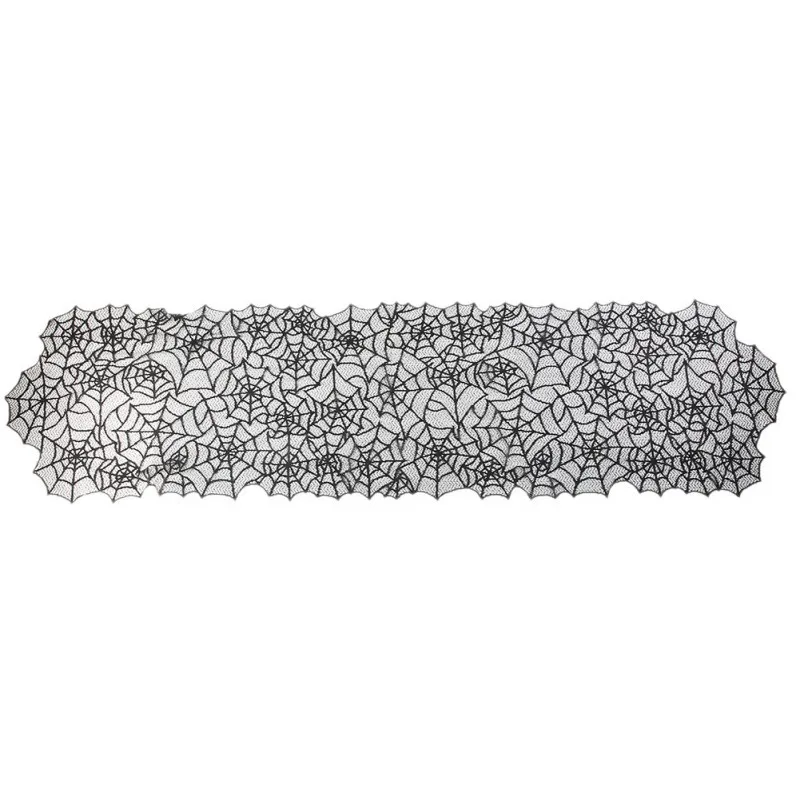 Halloween Knitted Table Runner Lace Spider Web Design Tablecloth Table Flag Dinner Pad Home Textile 46x183cm
Halloween Knitted Table Runner Lace Spider Web Design Tablecloth Table Flag Dinner Pad Home Textile 46x183cm