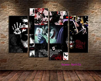The Joker 4 Pieces Canvas Painting Print Living Room Home Decor Modern Wall Art Oil Painting
The Joker 4 Pieces Canvas Painting Print Living Room Home Decor Modern Wall Art Oil Painting