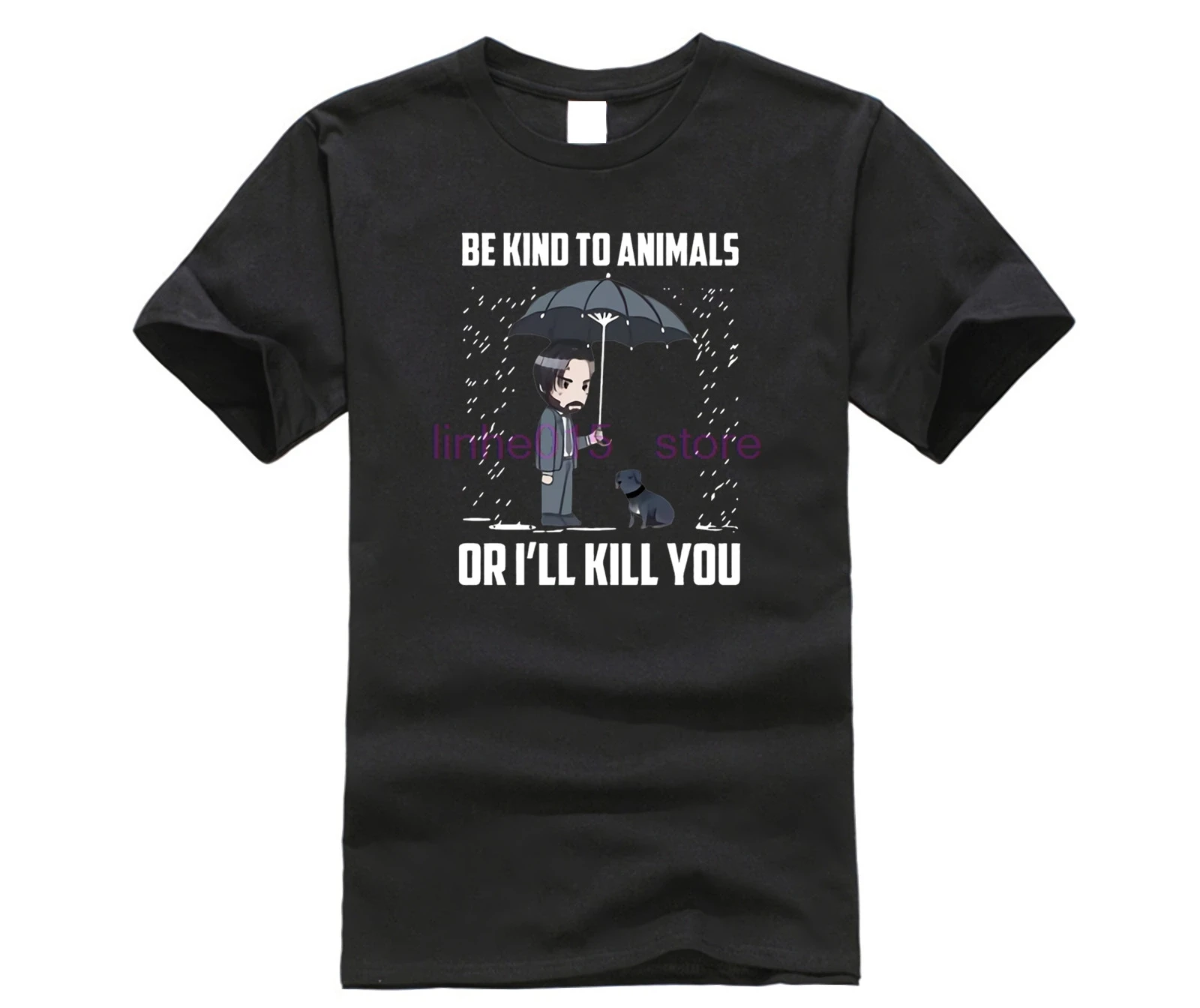 Be Kind To Animals John Wick Against Animal Abuse Funny T-Shirt Style Round Style t shirt Tees
Be Kind To Animals John Wick Against Animal Abuse Funny T-Shirt Style Round Style t shirt Tees