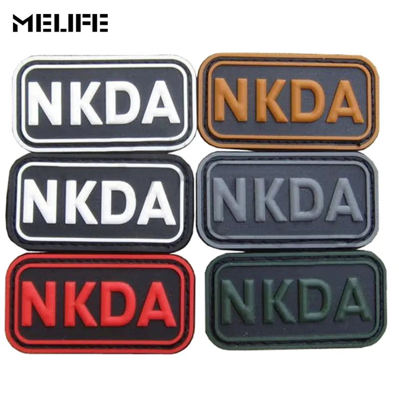 NKDA Hunting accessories Patch NKDA 3D PVC Patch Rubber Patches Military Hook Back Morale Patches Tactical Emblem badges pathes
NKDA Hunting accessories Patch NKDA 3D PVC Patch Rubber Patches Military Hook Back Morale Patches Tactical Emblem badges pathes