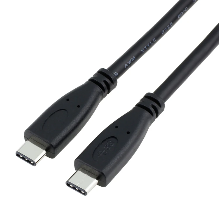 

Free Shipping 1M For Macbook Pro 2015 2016 USB3.1 Type C To Type-C cable 10Gbps USB 3.1 Male port Data Sync Charge Cable