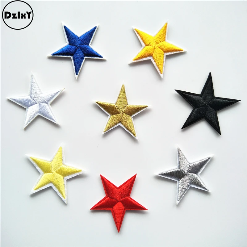 1 PCS Five-pointed Stars Parches Embroidery Iron on Patches for Clothing DIY Stripes Clothes Stickers Appliques Badges @A
1 PCS Five-pointed Stars Parches Embroidery Iron on Patches for Clothing DIY Stripes Clothes Stickers Appliques Badges @A