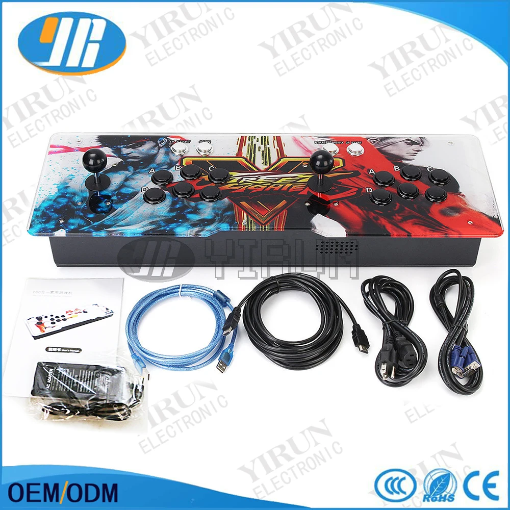5th 846 Games Arcade Console in 1 Jamma Support HDMI VGA Output for TV with USB to PC PS3 | Спорт и развлечения