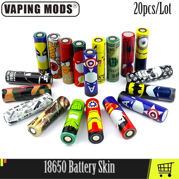 18650 Battery Skin Sticker Cover Protective Skin For 18650 Battery Vape Accessories 20pcs/lot
18650 Battery Skin Sticker Cover Protective Skin For 18650 Battery Vape Accessories 20pcs/lot