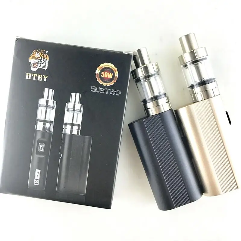 Original HT 50 electronic cigarette mods kit 2200mah 50w kit E-Cigarettes 2.0ml atomizer hookah vape pen kit