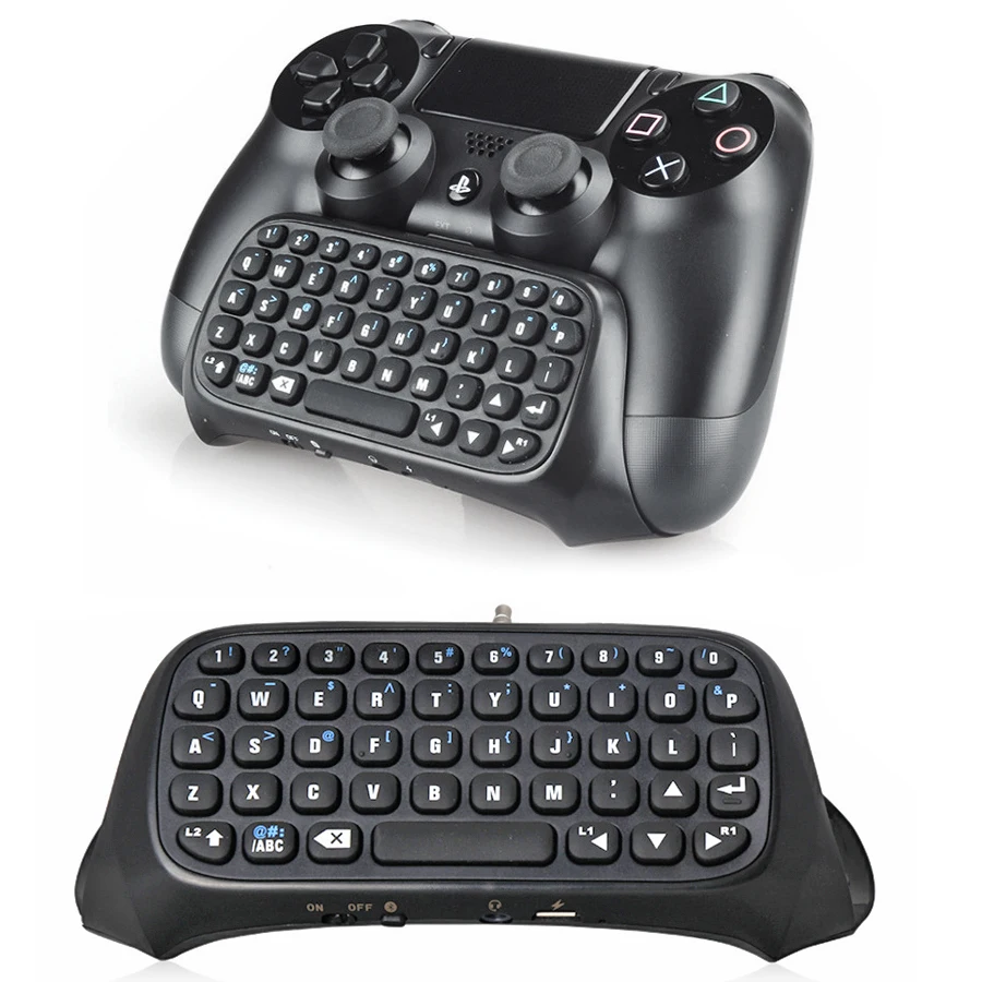 Portable PS4 Keyboard Bluetooth Wireless Mini Chatpad KeyPad Adapter for Playstation 4 PS4, Slim, Pro Controller Best gift
Portable PS4 Keyboard Bluetooth Wireless Mini Chatpad KeyPad Adapter for Playstation 4 PS4, Slim, Pro Controller Best gift