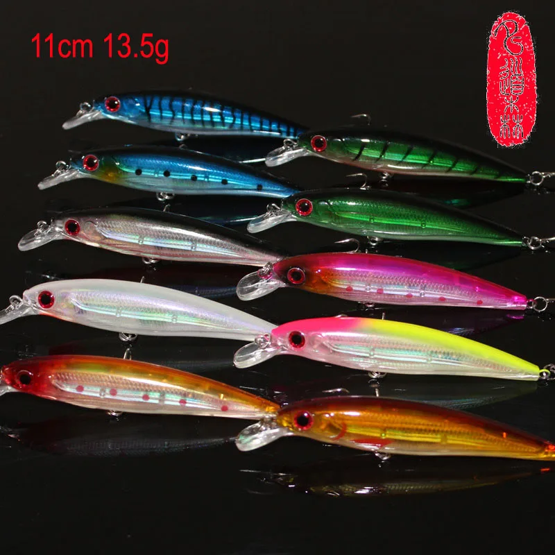 Free Shipping Fishing Toy Lure Simulation Bait DS10 11cm 13.5g 10pcs/lot 10 colors Sports and Entertainment Gifts
Free Shipping Fishing Toy Lure Simulation Bait DS10 11cm 13.5g 10pcs/lot 10 colors Sports and Entertainment Gifts