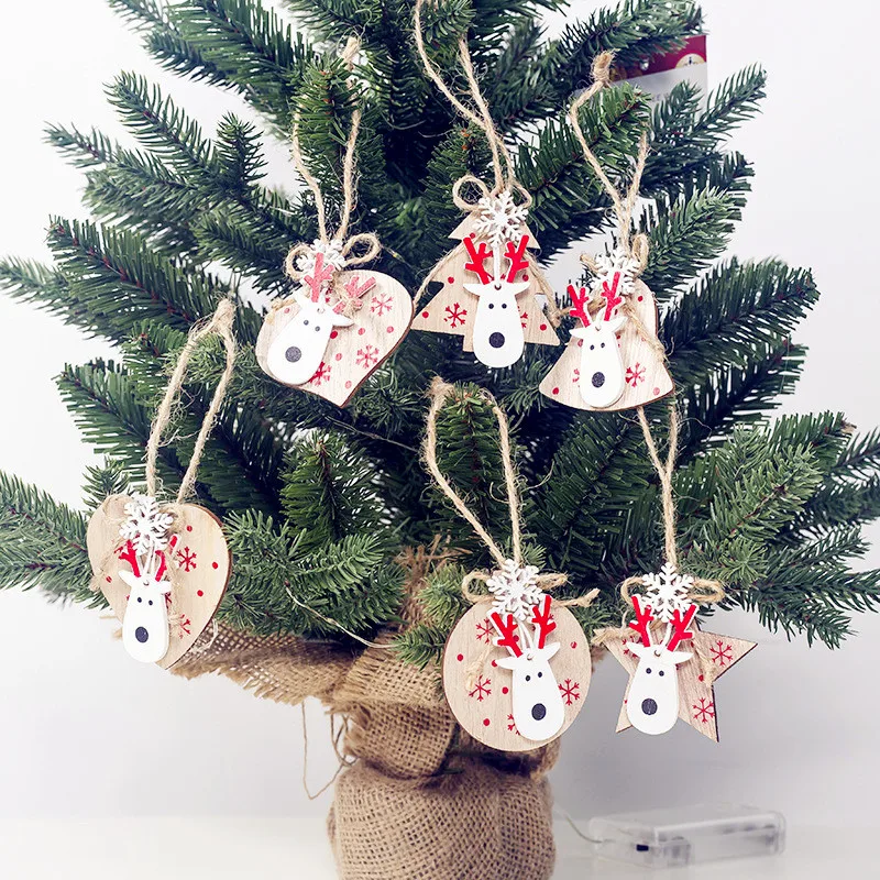 3PCS Multi Lovely DIY Christmas Wooden Pendant Ornaments Wood Craft For Xmas Tree Ornament Christmas Party Decorations Kids Gift
3PCS Multi Lovely DIY Christmas Wooden Pendant Ornaments Wood Craft For Xmas Tree Ornament Christmas Party Decorations Kids Gift