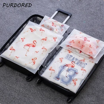 PURDORED 4 pcs/set Clear Flamingo Cosmetic Bag Travel Zipper Cloth Socks Organizer Women Makeup Storage Bag Toiletry Kit
PURDORED 4 pcs/set Clear Flamingo Cosmetic Bag Travel Zipper Cloth Socks Organizer Women Makeup Storage Bag Toiletry Kit