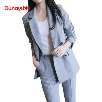 Double Breasted Striped Pants Suits Zipper Pant Work 2 Piece Sets Blazer Office Lady Suits Women Outfits Spring Black Wine Red
Double Breasted Striped Pants Suits Zipper Pant Work 2 Piece Sets Blazer Office Lady Suits Women Outfits Spring Black Wine Red