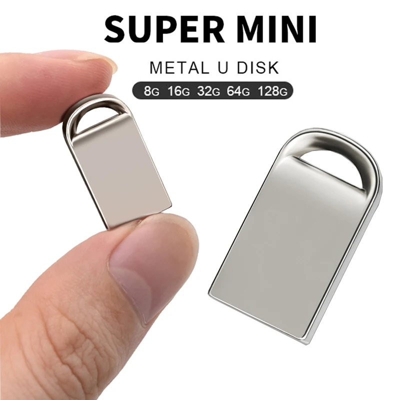 Super Mini Metal USB Flash Drive 8GB 16GB Pen Drive 32GB 64GB 128GB USB 2.0 Flash Stick Pendrive Storage Flash U Disk
Super Mini Metal USB Flash Drive 8GB 16GB Pen Drive 32GB 64GB 128GB USB 2.0 Flash Stick Pendrive Storage Flash U Disk