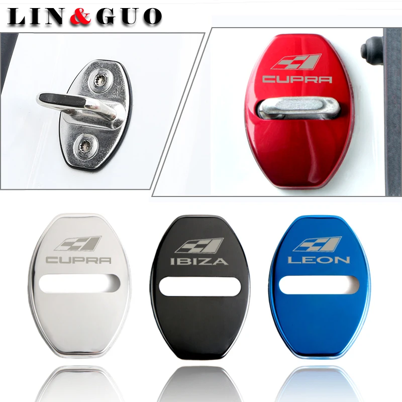 4pcs/lot Car Styling Car Door Lock Cover Stickers Case For Seat Cupra Leon Ibiza Altea Belt Auto Accessories Car-Styling
4pcs/lot Car Styling Car Door Lock Cover Stickers Case For Seat Cupra Leon Ibiza Altea Belt Auto Accessories Car-Styling