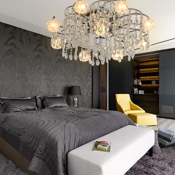 Creative led crystal living room ceiling lamp modern simple atmosphere European restaurant lamp led ceiling lamp lighting lamp
Creative led crystal living room ceiling lamp modern simple atmosphere European restaurant lamp led ceiling lamp lighting lamp
