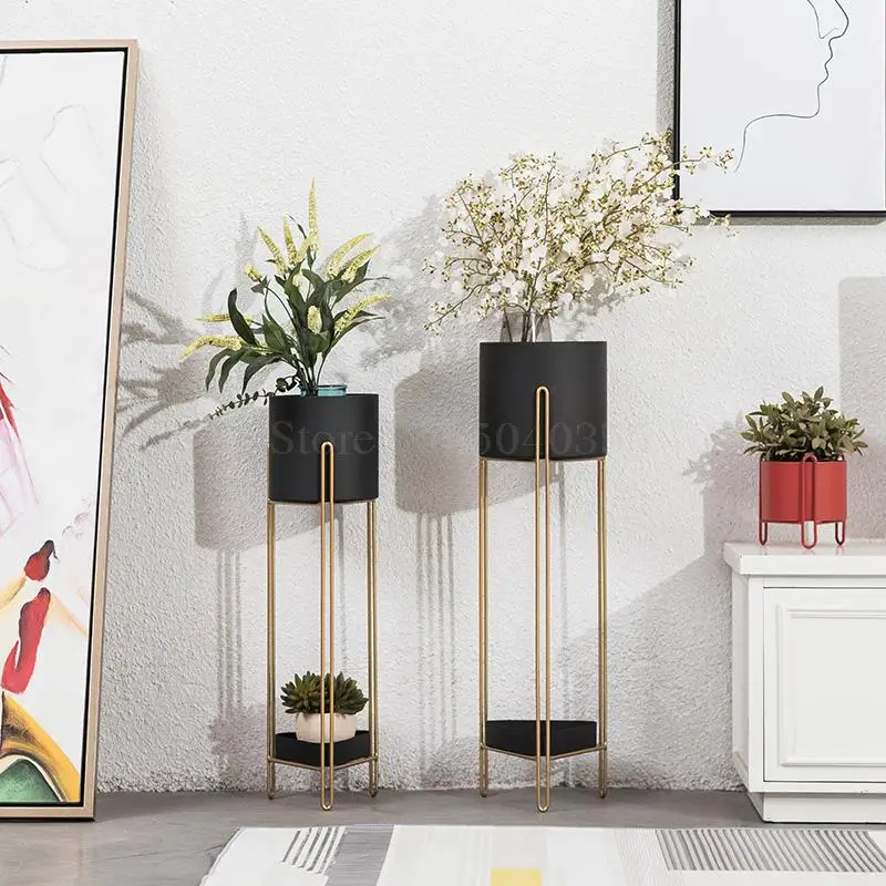 Nordic wrought iron floor-standing flower stand balcony multi-level indoor living room modern special flower pot flower shelf
Nordic wrought iron floor-standing flower stand balcony multi-level indoor living room modern special flower pot flower shelf