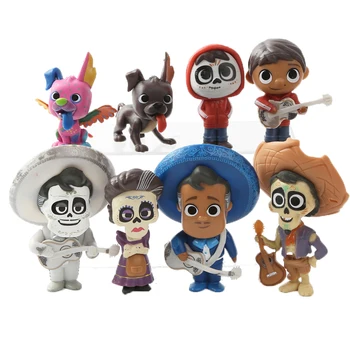 Disney Toy 8pcs/Set 5-9cm Movie Coco Pixar Miguel Riveras Figure Toys Miguel Ernesto De La Cruz Toy Birthday Gift For Childrens
Disney Toy 8pcs/Set 5-9cm Movie Coco Pixar Miguel Riveras Figure Toys Miguel Ernesto De La Cruz Toy Birthday Gift For Childrens