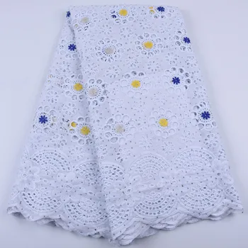 High Quality 100% Cotton Swiss Voile Lace Fabric Pure White Swiss Voile Lace In Switzerland 2019 African Dry Lace Fabric A1679
High Quality 100% Cotton Swiss Voile Lace Fabric Pure White Swiss Voile Lace In Switzerland 2019 African Dry Lace Fabric A1679