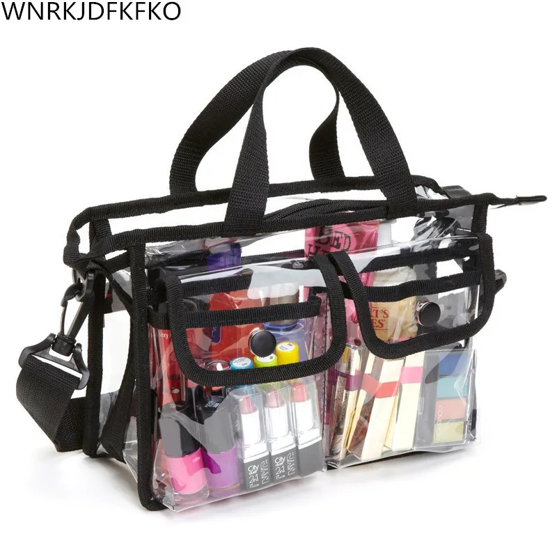 Women Clear Cosmetic Bags EVA Toiletry Bags Travel Organizer Necessary Beauty Case Makeup Bag Bath Wash Make Up Box
Women Clear Cosmetic Bags EVA Toiletry Bags Travel Organizer Necessary Beauty Case Makeup Bag Bath Wash Make Up Box