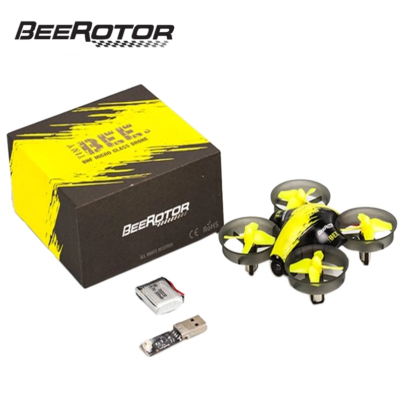 

BeeRotor 5.8GHz 25mW 40CH TinyBee 78mm Micro FPV Racing Quadcopter Futaba SFHSS 2.4G Receiver Combo Set BNF