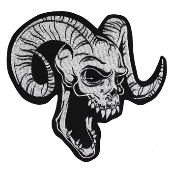 Sheep Skull Design Stickers Iron on Patches DIY for Punk Rock Clothes Biker Jacket Embroidery Applique Badge 5 pieces
Sheep Skull Design Stickers Iron on Patches DIY for Punk Rock Clothes Biker Jacket Embroidery Applique Badge 5 pieces
