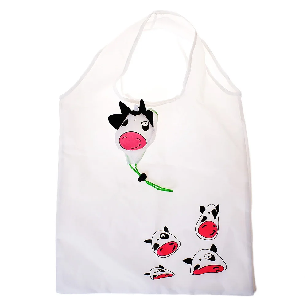 1 Pc Milk Cow Animal Shaped shopping bag Eco-friendly folding reusable Portable Shoulder handle Bag Polyester for Travel Grocery
1 Pc Milk Cow Animal Shaped shopping bag Eco-friendly folding reusable Portable Shoulder handle Bag Polyester for Travel Grocery