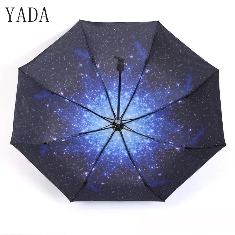 YADA Fashion Star Sky Universe Umbrella Sunny Rain Women Uv Umbrella For Women Windproof Manual Folding Umbrellas Parasol YS663
YADA Fashion Star Sky Universe Umbrella Sunny Rain Women Uv Umbrella For Women Windproof Manual Folding Umbrellas Parasol YS663