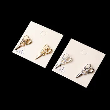 E379 new Arrival small Simple Gold and Silver plated scissor Stud earrings for women Fancy Jewelry wholesale free shipping
E379 new Arrival small Simple Gold and Silver plated scissor Stud earrings for women Fancy Jewelry wholesale free shipping