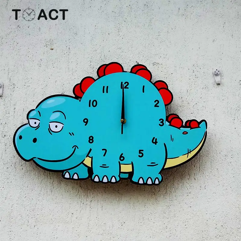 Creative Dinosaur Children Room Wall Clock Decoration Hanging Watches Children's Watches Accessories Gift For Kid Wall Watch
Creative Dinosaur Children Room Wall Clock Decoration Hanging Watches Children's Watches Accessories Gift For Kid Wall Watch