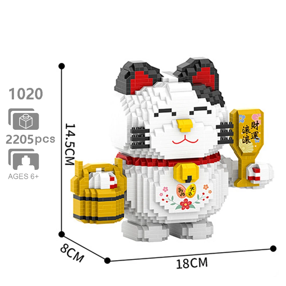 Money Smile Cat Animal 3D Model 2205pcs DIY Diamond Mini Building Blocks Bricks Toy
Money Smile Cat Animal 3D Model 2205pcs DIY Diamond Mini Building Blocks Bricks Toy