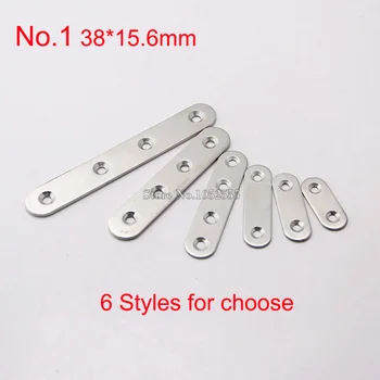 10pcs/lot Stainless Steel Flat Corner Brace Fixed Angle Plate Connector Repair Bracket 38mm *15.6mm Thickness 1.73mm K160
10pcs/lot Stainless Steel Flat Corner Brace Fixed Angle Plate Connector Repair Bracket 38mm *15.6mm Thickness 1.73mm K160