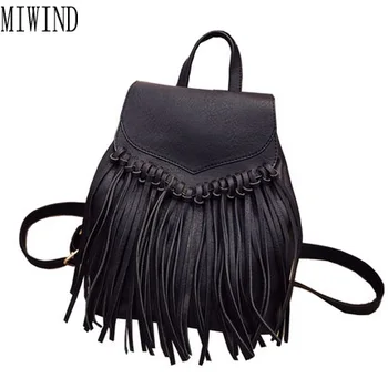 Women Backpack Tassel bags Female School Bags High Quality PU Leather Backpacks for Teenagers Girls TDL537
Women Backpack Tassel bags Female School Bags High Quality PU Leather Backpacks for Teenagers Girls TDL537