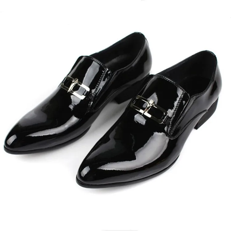 CLORISRUO Large size EUR45 Black mens dress shoes man business shoes patent leather pointed toe mens formal shoes wedding party
CLORISRUO Large size EUR45 Black mens dress shoes man business shoes patent leather pointed toe mens formal shoes wedding party