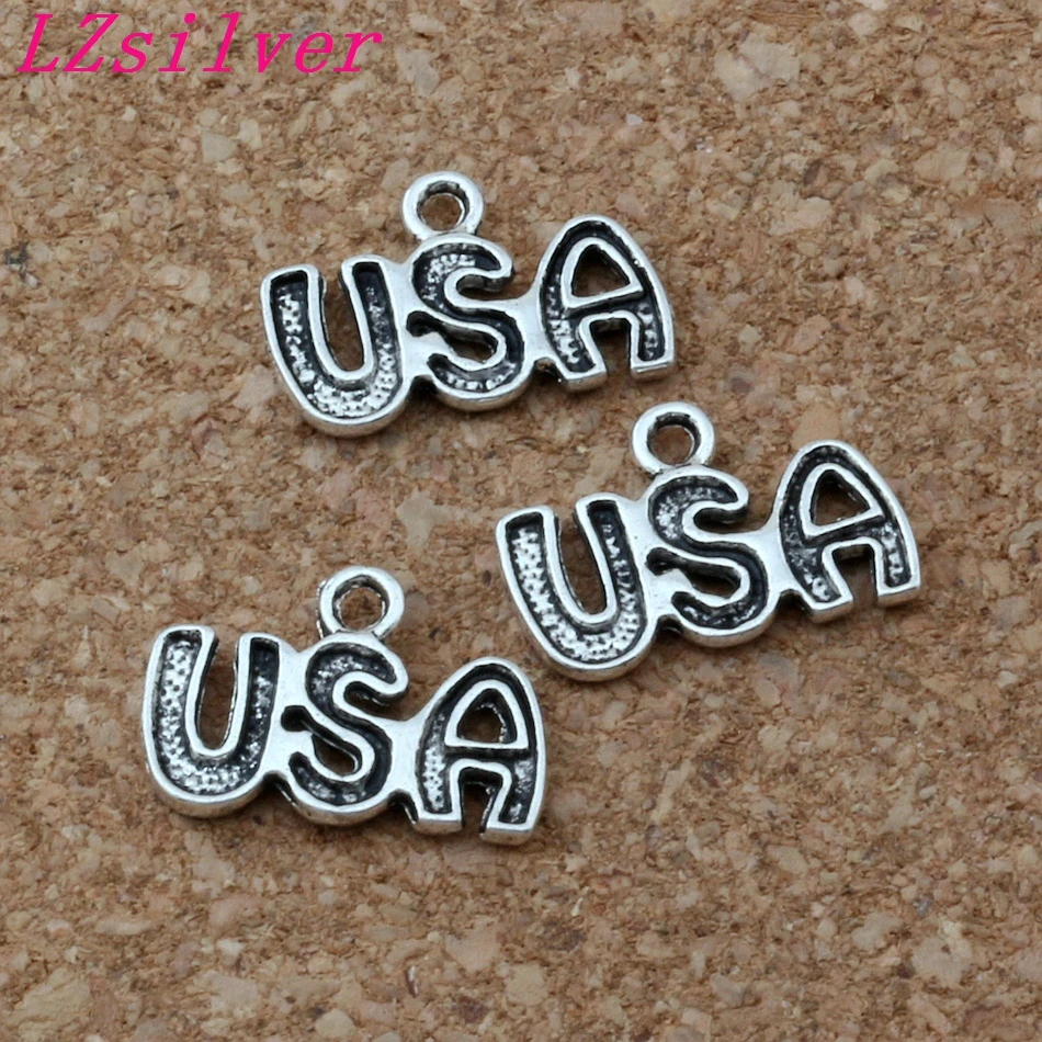 USA Charms Pendants 200Pcs/lot Hot sell Antique Silver Jewelry DIY 10.5 x15.5mm A-169
USA Charms Pendants 200Pcs/lot Hot sell Antique Silver Jewelry DIY 10.5 x15.5mm A-169