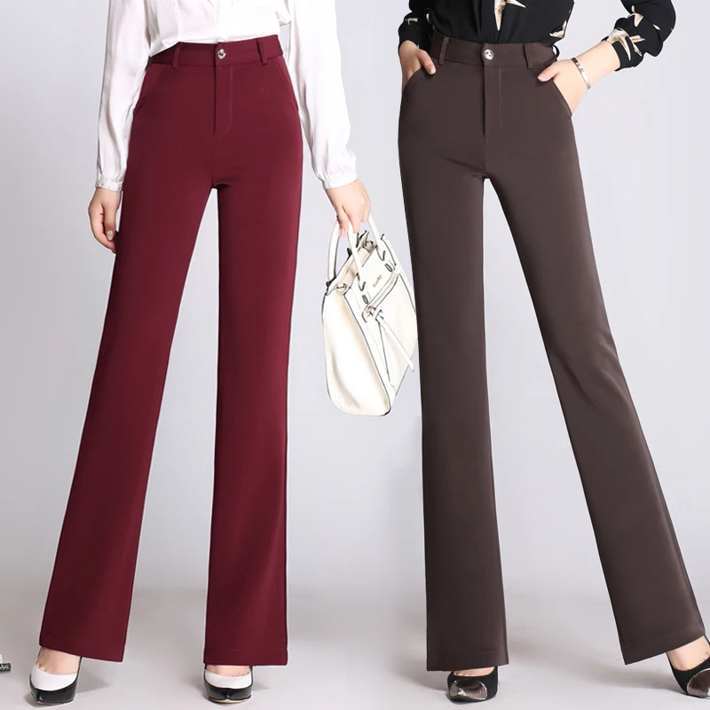 Fashion Office Loose Women Pants Zipper High Waist Flare Wide Leg OL Office Career Capris Work Wear Trousers Plus Size E77
Fashion Office Loose Women Pants Zipper High Waist Flare Wide Leg OL Office Career Capris Work Wear Trousers Plus Size E77