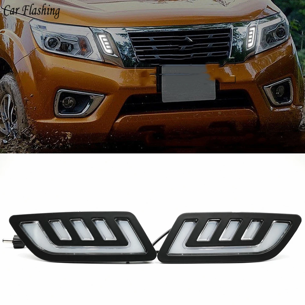 2PCS For Nissan NAVARA NP300 D23 2015 2016 2017 2018 2019 DRL Daytime Running Lights mask grille LED lamp with turning signal
2PCS For Nissan NAVARA NP300 D23 2015 2016 2017 2018 2019 DRL Daytime Running Lights mask grille LED lamp with turning signal