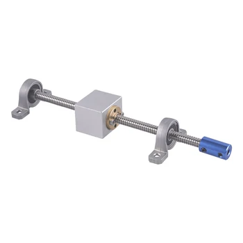 3D Printer Guide Rail Parts-T8 Lead Screw 20/25/30/35/40/45/50cm Vertical 2mm Lead Screw Rod KP08 Bracket /Coupler/Nut Seat
3D Printer Guide Rail Parts-T8 Lead Screw 20/25/30/35/40/45/50cm Vertical 2mm Lead Screw Rod KP08 Bracket /Coupler/Nut Seat